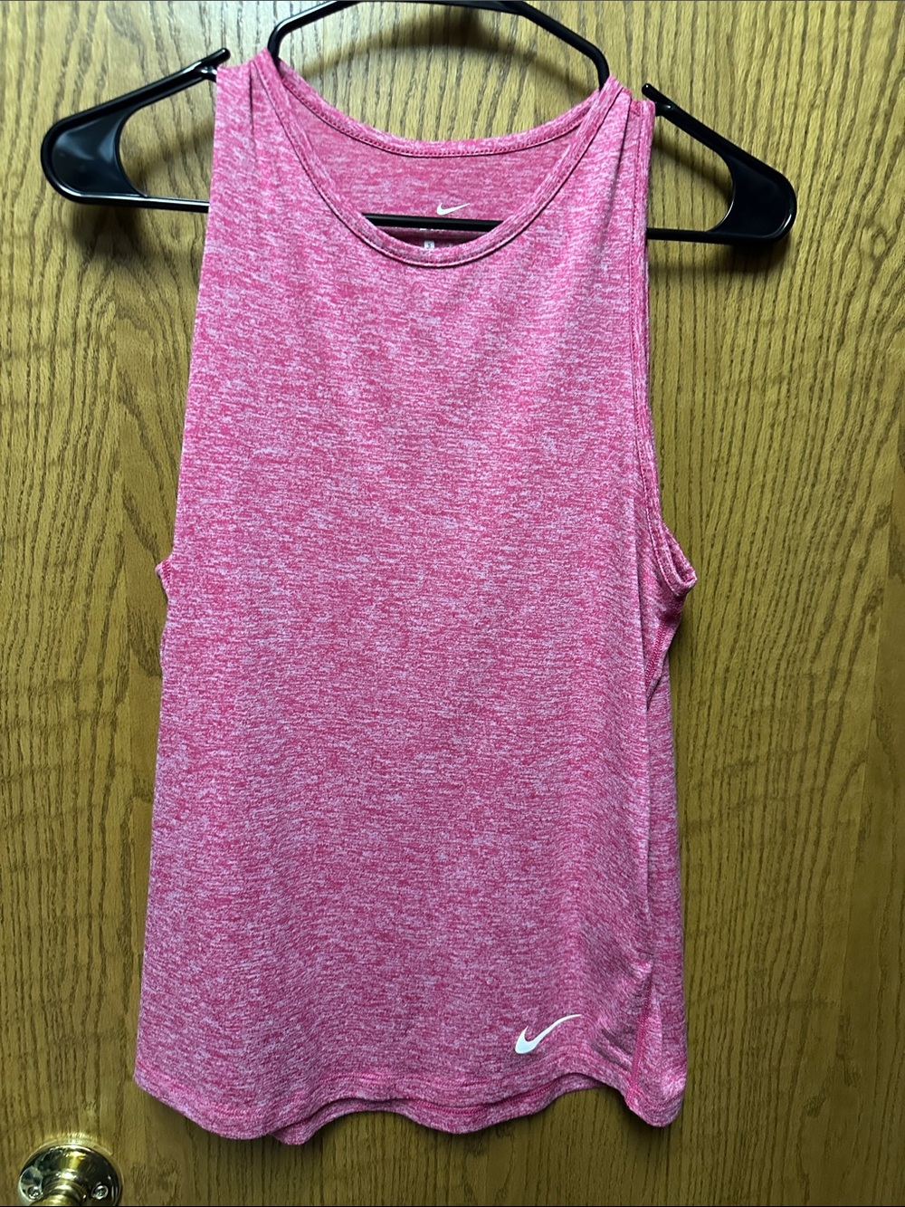 Nike Heather Pink Dri-fit  Athletic Tank Top